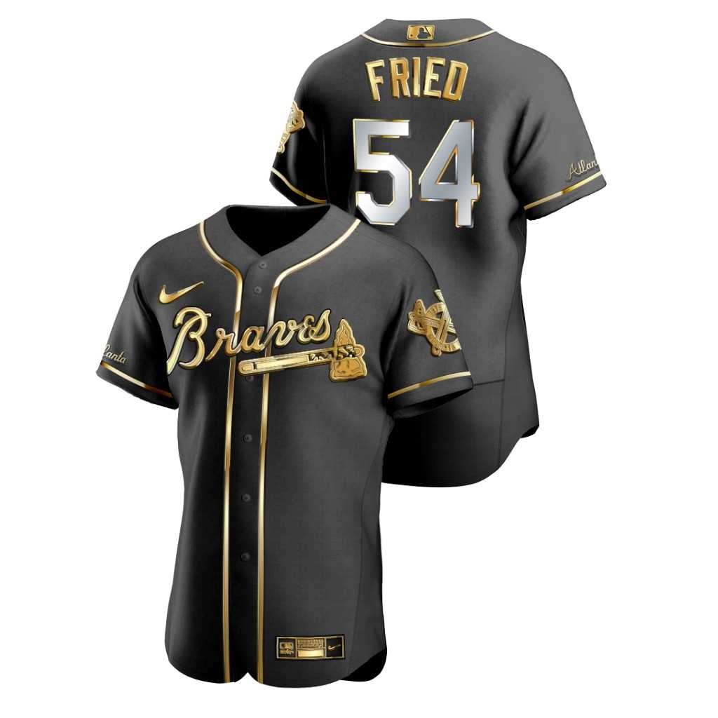 Braves 54 Max Fried Black Gold 2020 Nike Flexbase Jersey Dzhi,We sell and wholesale Braves 54 Max Fried Black Gold 2020 Nike Flexbase Jersey Dzhi on line form chian!